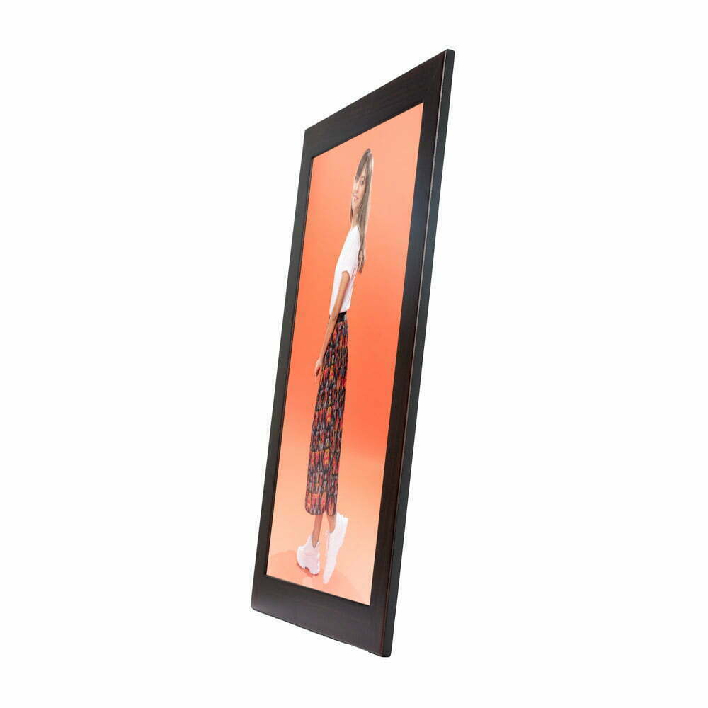 Marco de fotos marrón de 30 x 45 pulgadas, vidrio acrílico de madera, marco  de fotos moderno de 30 x 45 pulgadas, para galería, impresión artística de  póster de 45 x 30 pulgadas : Hogar y Cocina 